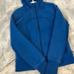 Blue lululemon scuba hoodie